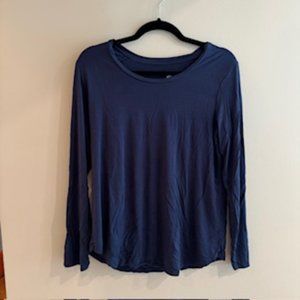 Kindred Bravely Bamboo Nursing & Maternity Long Sleeve T-shirt | Navy